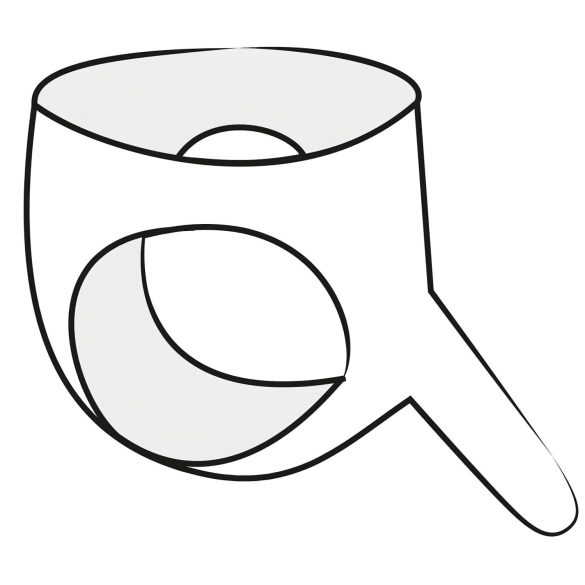 LATEX - naiste aluspüksid dildoga - must - S-L