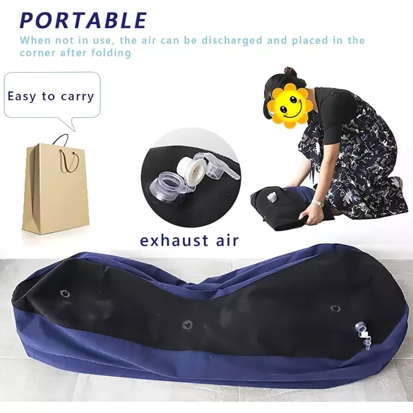 Magic Pillow - täispuhutav seksidiivan - suur - sinine