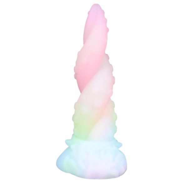 OgazR Kraken - keerdus tentaklidildo - 18 cm - vikerkaar