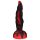 OgazR Hell Dong - ribilineeritud dildo - 20 cm (punane)