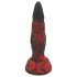 OgazR Hell Dong - ribilineeritud dildo - 20 cm (punane)