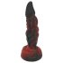 OgazR Hell Dong - ribilineeritud dildo - 20 cm (punane)