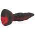 OgazR Hell Dong - ribilineeritud dildo - 20 cm (punane)