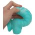 OgazR Meremadu - õrn ribidildo - 17 cm (sinine-valge)
