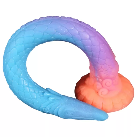 OgazR XXL Eel - fosforanalu dildo - 47 cm - roosa