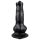 Loomalik kirg - koera peenise dildo - 12cm (must)