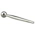 FukR - metallist kuulikujuline dilataator - 8cm (hõbedane)