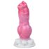 Loomakirg Buldog - koerapenise dildo - 17cm (roosa)
