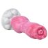 Loomakirg Buldog - koerapenise dildo - 17cm (roosa)
