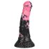 Bad Horse - silikoonist hobuse dildo 18cm (must-roosa)
