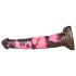 Paha Hobune - silikoon hobuse dildoga, 24cm (pruun-roosa)