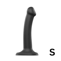 Strap-on-me - topeltkihiline dildos - must