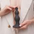 Strap-on-me helmed M - pärlitega iminapaga dildo (must)