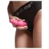 Strap-on-me helmed S - helmestatud iminapaga dildo (roosa)