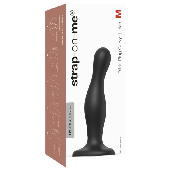 Strap-on-me Curvy M - laineline iminapaga dildo (must)