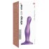 Strap-on-me Curvy S - lainetav iminapp dildó (lilla)