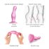 Strap-on-me Curvy S - lainetav iminapaga dildo (roosa)