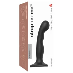 Strap-on-me - kõver dildoga rihm - iminapaga - must