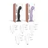 Strap-on-me - kaardus dildo iminapaga - must - P&G L