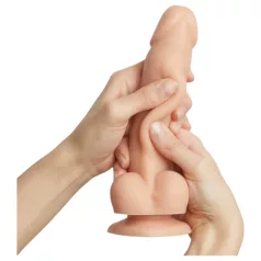   Strap-on-me S - kahekordse kihiga iminapaga dildo (ihuvärvi)