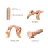 Strap-on-me M - kahekordne iminapaga dildo (kehavärvi)