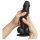 Strap-on-me S - kahekordne iminapaga dildo (must)