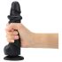Strap-on-me S - kahekordne iminapaga dildo (must)