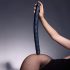 Strap-on-me - topelt dildо (metalliksinine)