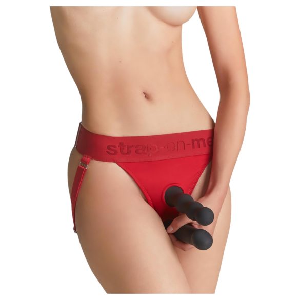 Strap-on-me - püksirihmaga dildo - XS-XXL (punane)
