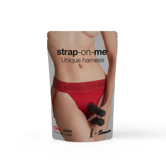 Strap-on-me - Bottom for strap-on dildo - XS-XXL (red)