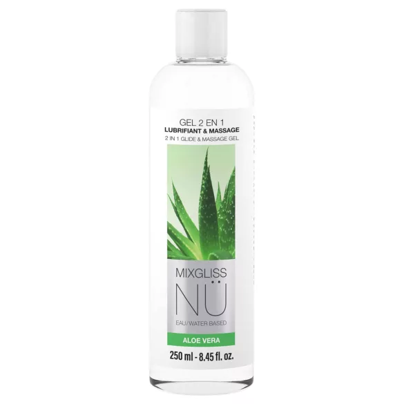 Mixgliss Nu Aloe Vera - nuru massaažigeel ja libesti (250 ml)