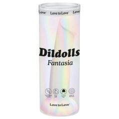Dildolls Fantasia - iminapaga silikoon dildo (triibuline)