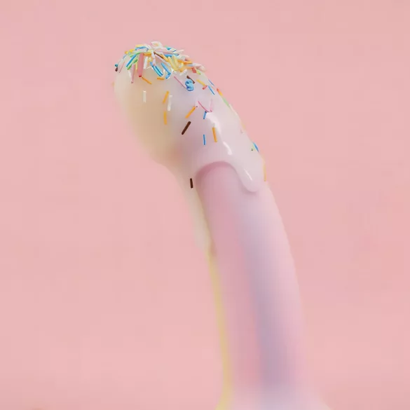 Dildolls Fantasia - iminapaga silikoon dildo (triibuline)