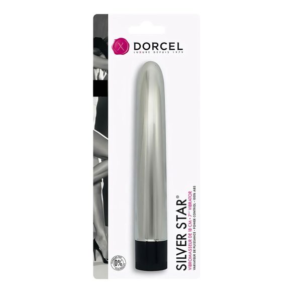 Dorcel Silver Star - vibraator - klassikaline pulk - hõbedane