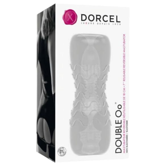 Dorcel Double Oo - meeste masturbaator - läbipaistev