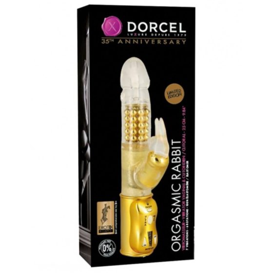 Dorcel Orgasmic Rabbit - vibrator with horn (gold)