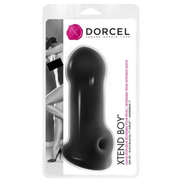 Dorcel Xtend Boy - silikoonist peenisehüls - must