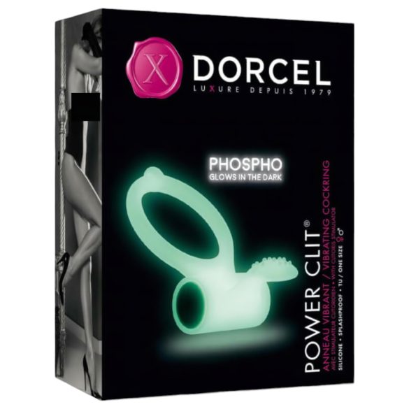 Dorcel - helendav vibro peeniserõngas (valge)