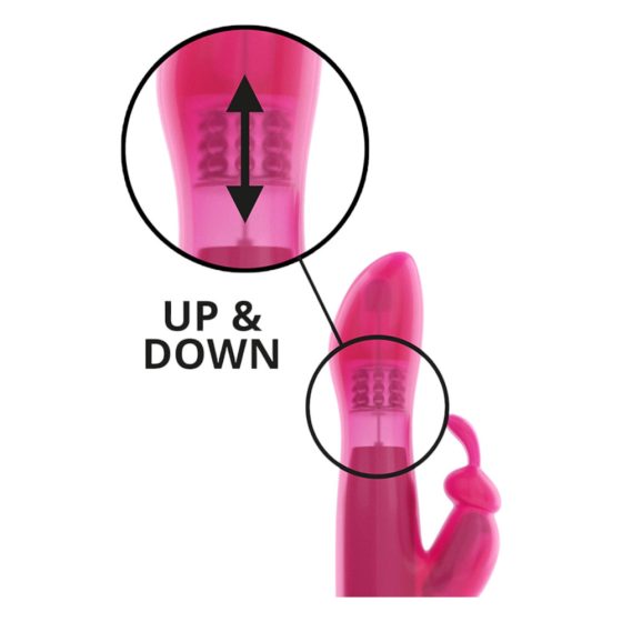 Dorcel Furious Rabbit - vibrator with horn (pink)