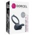 Dorcel Power Clit Plus - akuga vibrosõrmus (must)