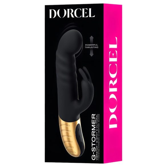 Dorcel G-stormer - aku, tõukav kliitoriasendi vibraator (must)