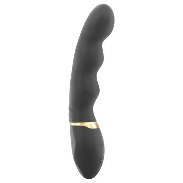 Dorcel Too Much 2.0 - laetav, 3 mootoriga vibraator (must-kuldne)