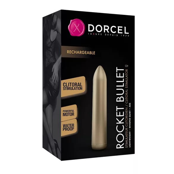 Dorcel Rocket Bullet - vibraator - aku - kuldne