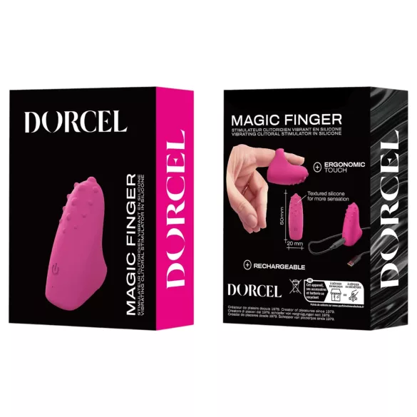 Dorcel Magic Finger - laetav sõrmevibraator (roosa)