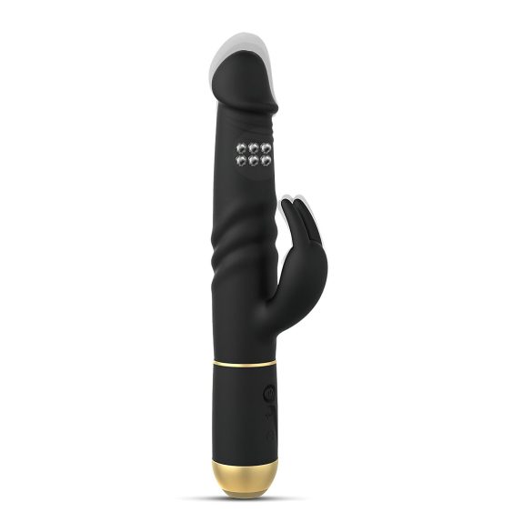 Dorcel Furious Rabbit 2.0 - küülikvibraator - tõukefunktsioon - must