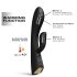 Dorcel Flexi Rabbit - soojendav kliitorivibraator (must)