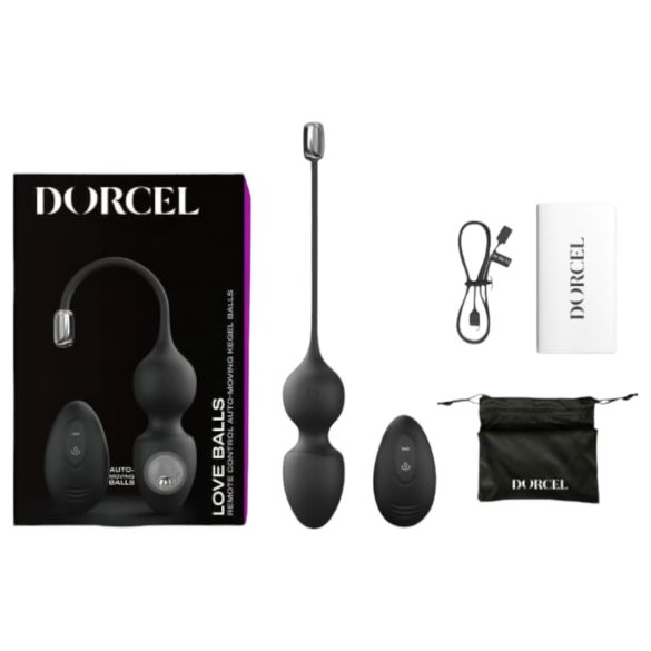 Dorcel armukuulid - magnetilised gésapallid (must)