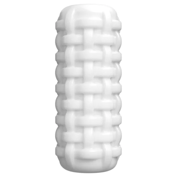 Dorcel Cup Tight - pärlitatud kanaliga masturbaator meestele (valge)