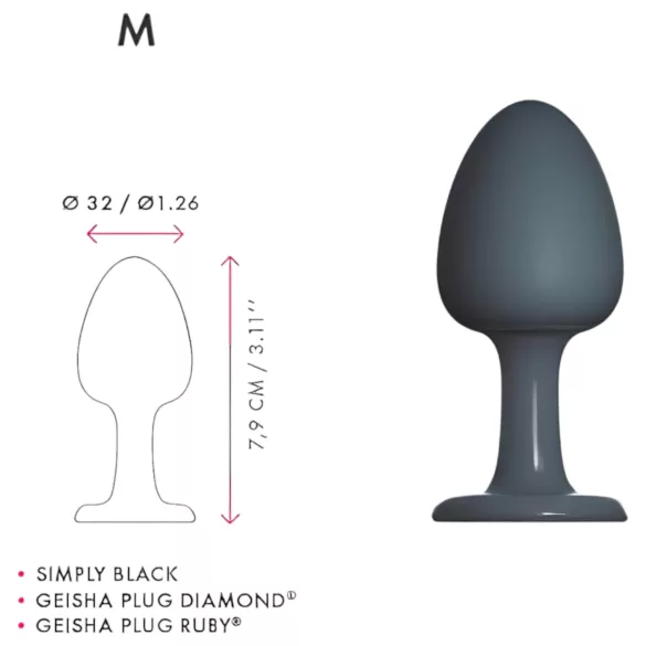 Dorcel Geisha pärli anaaltapp M (must)