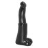 AnimHole Bull - härja peenise dildo - 25cm (must)